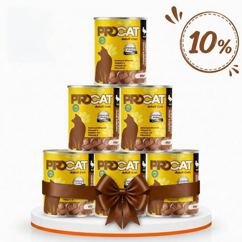 10% OFF | Pro Cat Wet Food For Adult in Chunks in Gravy 415G