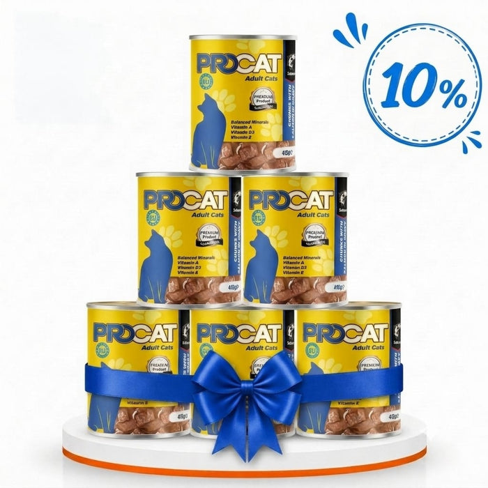 10% OFF | Pro Cat Wet Food For Adult in Chunks in Gravy 415G