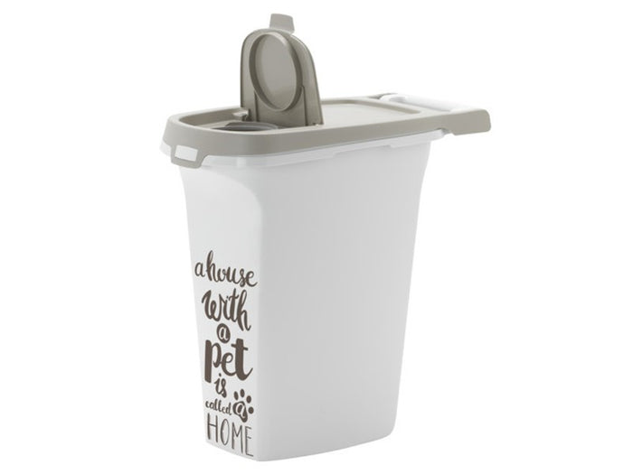 10L PET WISDOM - FOOD STORAGE BIN GREY