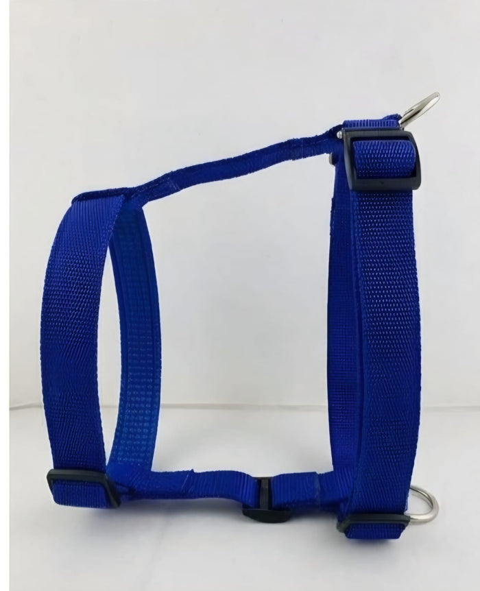 Adjustable Pet Harness & Leash Set – Classic Blue