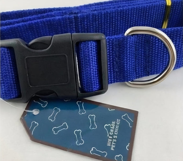 Adjustable Pet Harness & Leash Set – Classic Blue