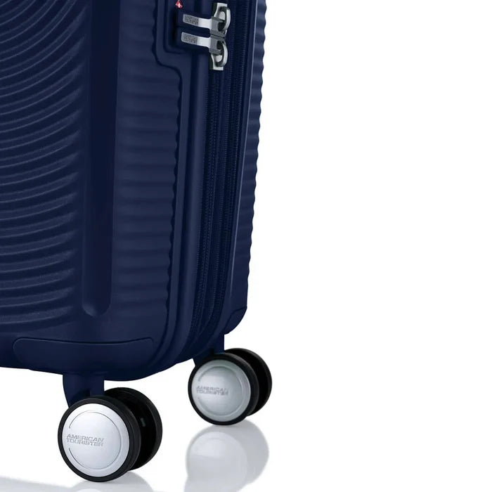 American Tourister Curio 2 69 cm Expandable Spinner Suitcase Arctic Navy