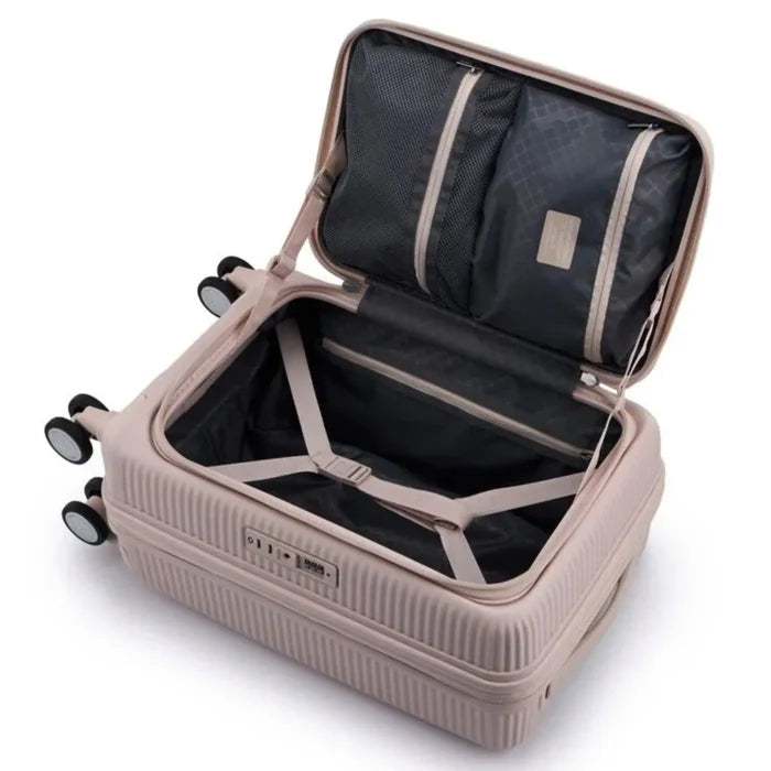 American Tourister Curio Book Opening 55 cm Expandable Carry-On Suitcase - Dusty Pink