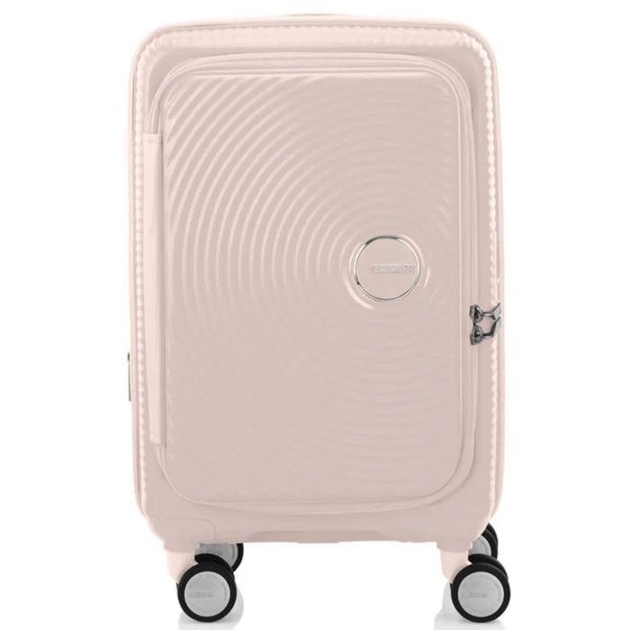 American Tourister Curio Book Opening 55 cm Expandable Carry-On Suitcase - Dusty Pink
