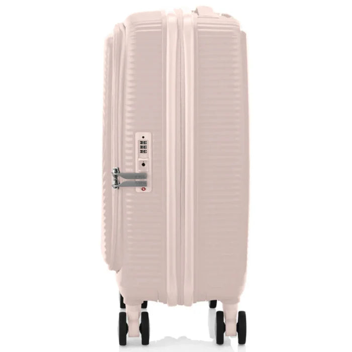 American Tourister Curio Book Opening 55 cm Expandable Carry-On Suitcase - Dusty Pink
