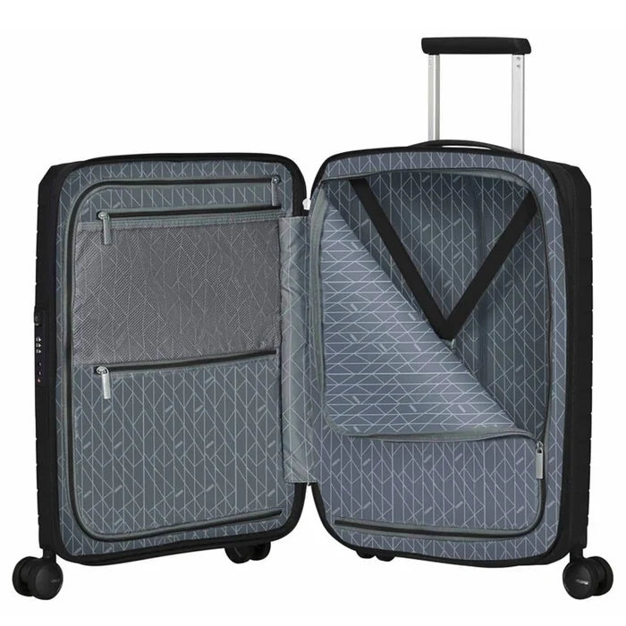 American Tourister Fastforward 55 cm Expandable Carry On Suitcase - Flash Black