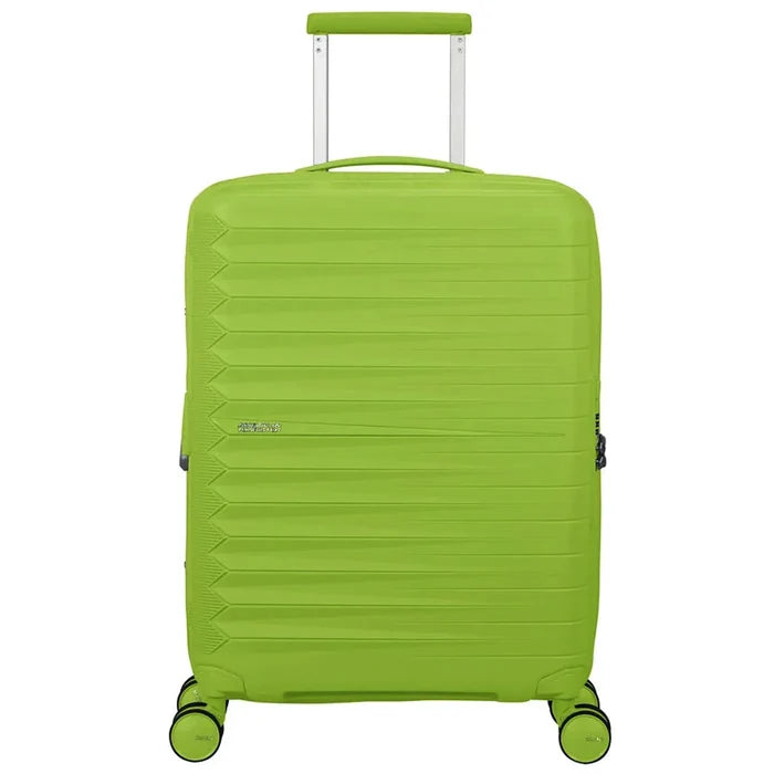 American Tourister Fastforward 55 cm Expandable Carry On Suitcase - Neon Lime