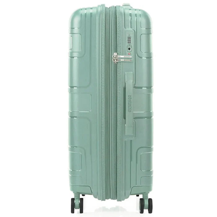 American Tourister Light Max 69 cm Expandable Spinner Suitcase Urban Green
