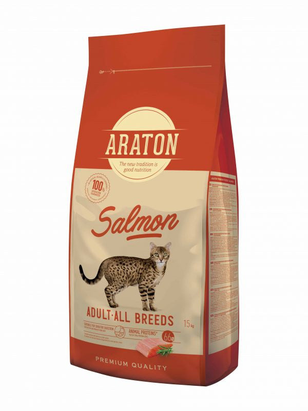 ARATON Adult Cats With Salmon 1.5 kg