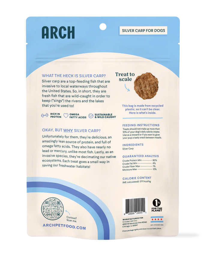Arch Silver Carp Dog Treats