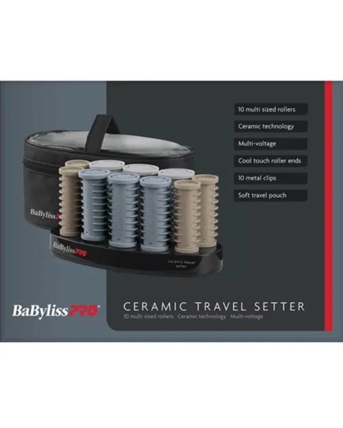 BaBylissPRO Travel Hot Roller Set 10piece Set