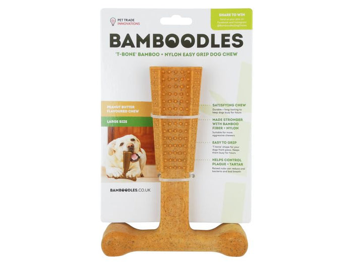 Bamboodles T-Bone Chew Large 7"