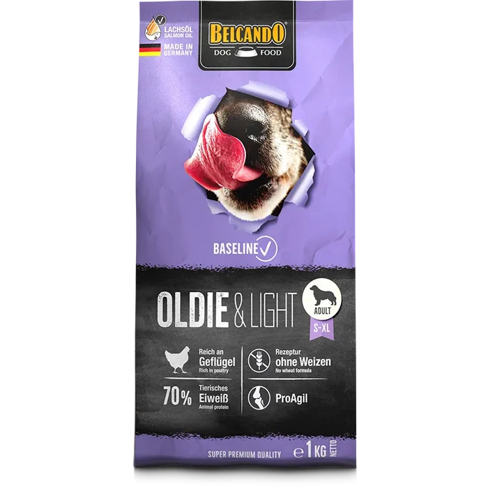 Belcando Baseline Oldie & Light Adult Dogs 1kg
