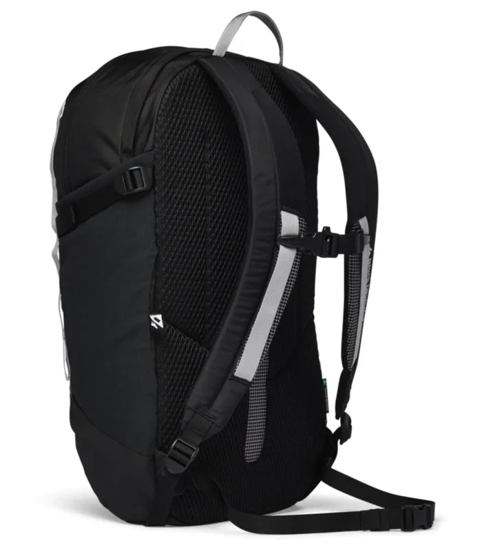 S-curve shoulder strap shaping with dual density max comfort foams for breathable, all day carrying comfort