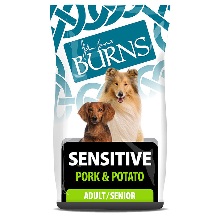 Burns Sensitive Pork Dry Dog Food 2kg