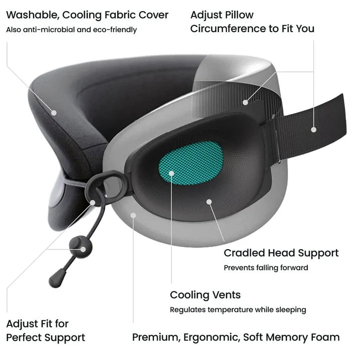Cabeau Evolution X Memory Foam Neck Pillow - Sapphire (Blue)