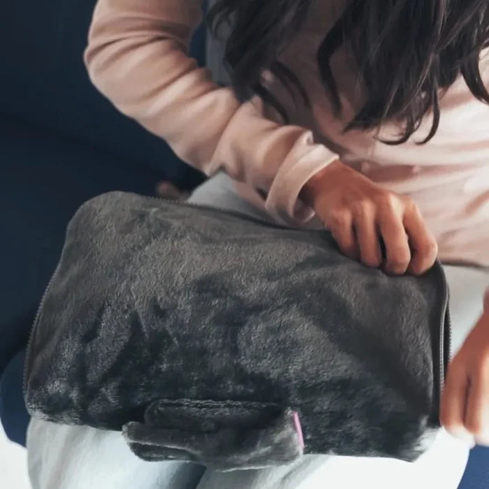 Cabeau Fold 'n Go – blanket, pillow, seat cushion and lumbar support in one