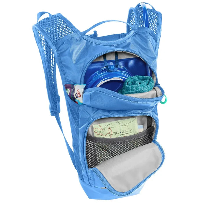Camelbak Mini MULE 1.5L Kids Sports Hydration Pack - Blue / Palm
