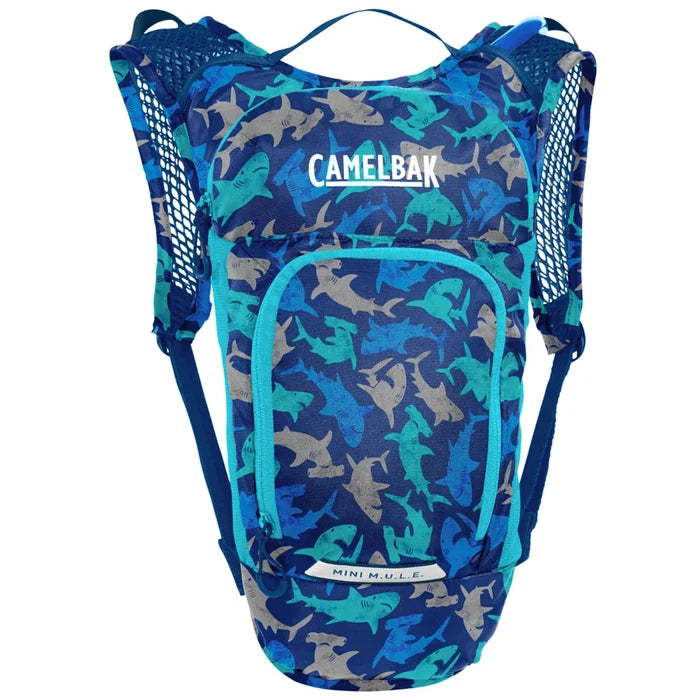 Camelbak Mini MULE 1.5L Kids Sports Hydration Pack - Sharks