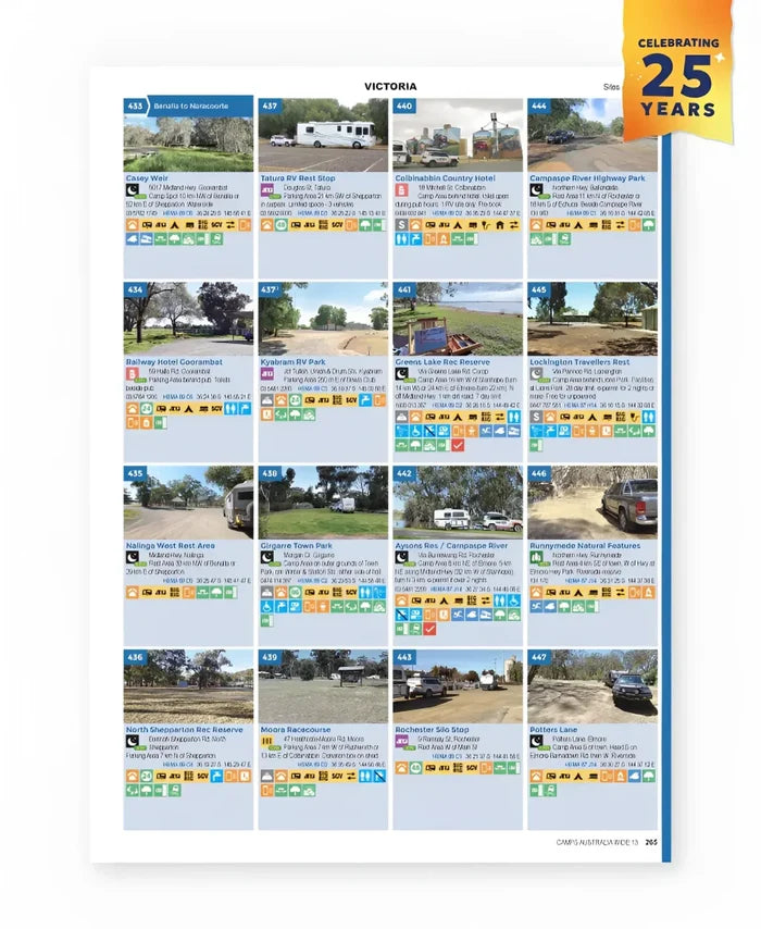 Camps 13 Photos B4 Size Australia Wide Book Spiral 2025 Ed