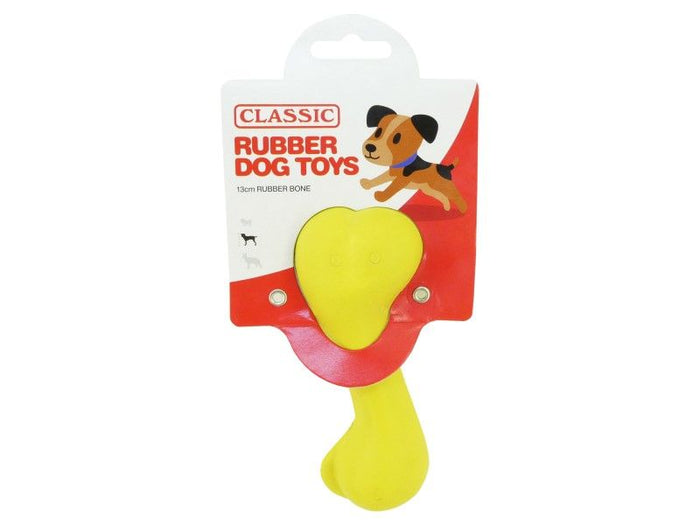 Classic Solid Rubber Bone 13CM