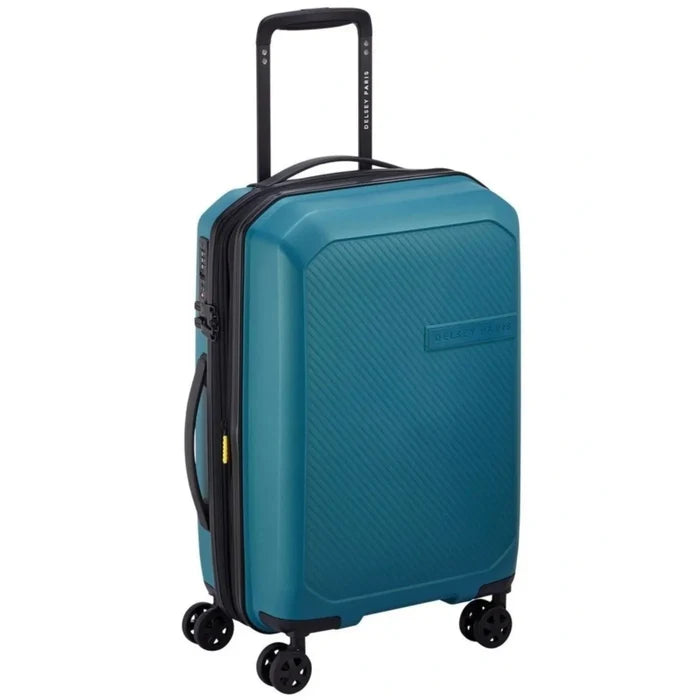 Delsey Anvers 55 cm 4 Wheel Expandable Carry-on Suitcase - Teal