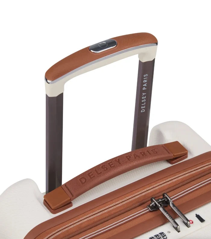 Push button, retractable handle