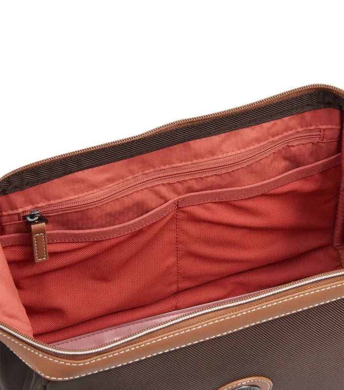 One internal zipped pocket and two slip pockets