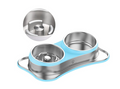 Double Pet Bowl Set – 2-in-1 Food & Water Feeder for Cats and Dogs