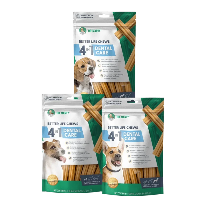 Dr. Marty 4-in-1 Dental Care Chew Sticks