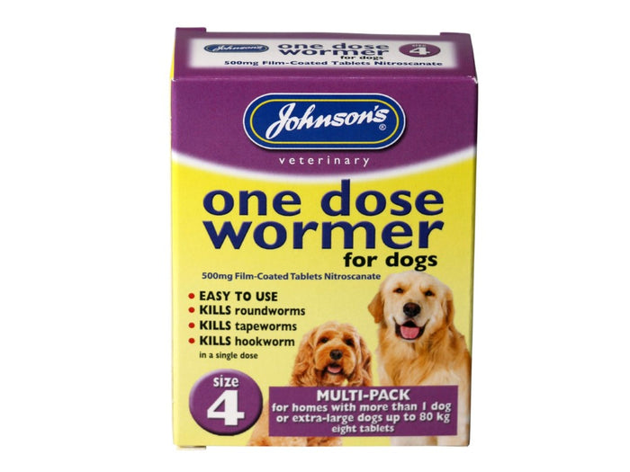 EASY ONE DOSE DOG WORMER MULTI SIZE 4