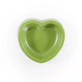 Eco Heart Shaped Dog Bowl Green