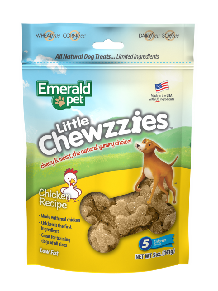 Emerald Pet Little Chewzzies Chicken Recipe Dog Treats