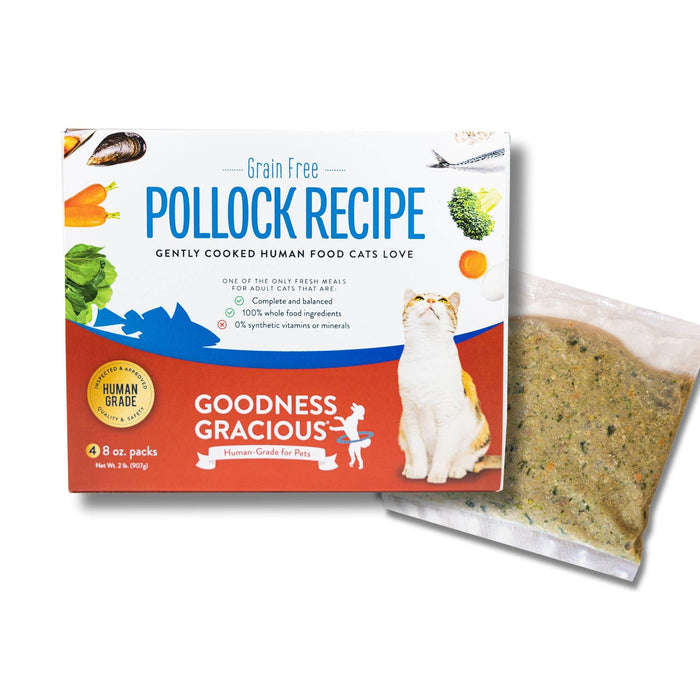 Goodness Gracious Gently Cooked Pollock Recipe for Cats