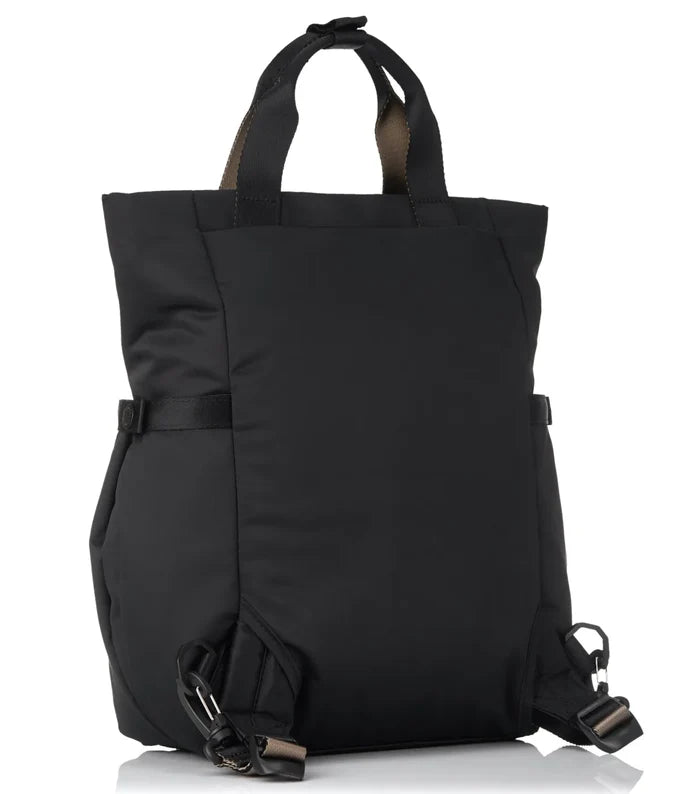 Padded, adjustable and hidden (tote) shoulder straps