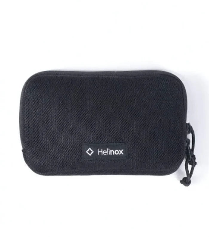 Integrated zippered pouch keeps small essentials right at hand