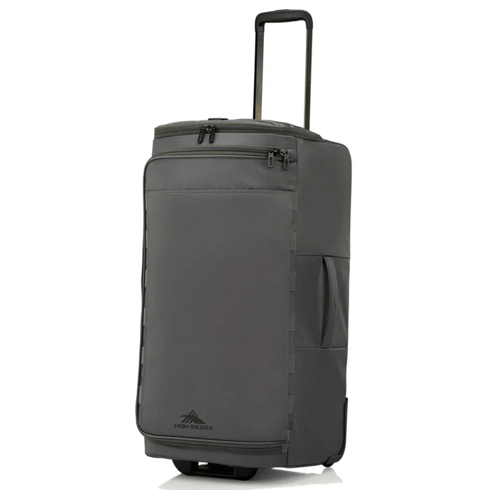 High Sierra Cross Season Pro 78 cm Wheeled Duffle with Padlock - Ash Grey