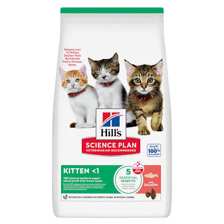 Hill’s Science Plan kitten food with salmon 1.5 kg