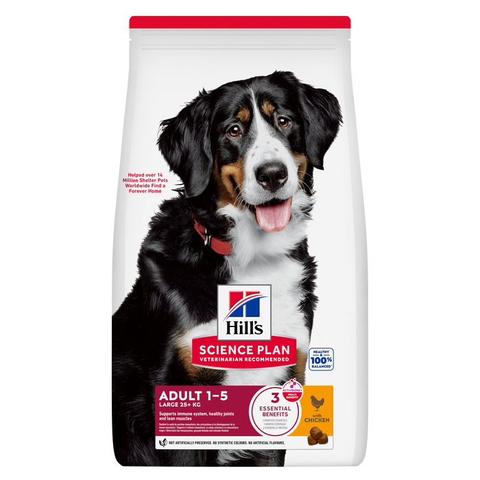 Hill’s Science Plan Large breed adult dog food with chicken