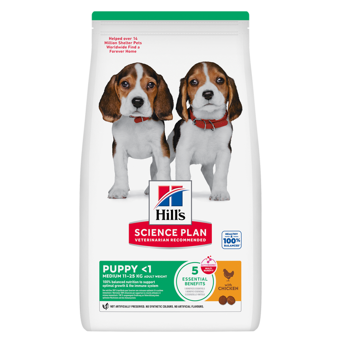 Hill’s Science Plan Medium puppy food with chicken