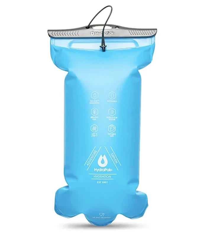 Slim profile reversible hydration pack