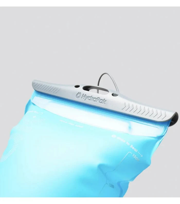 Simple to use, the patented Slide-Seal top opens wide for quick filling and closes tight for a leakproof seal, includes tether to prevent miss-placing