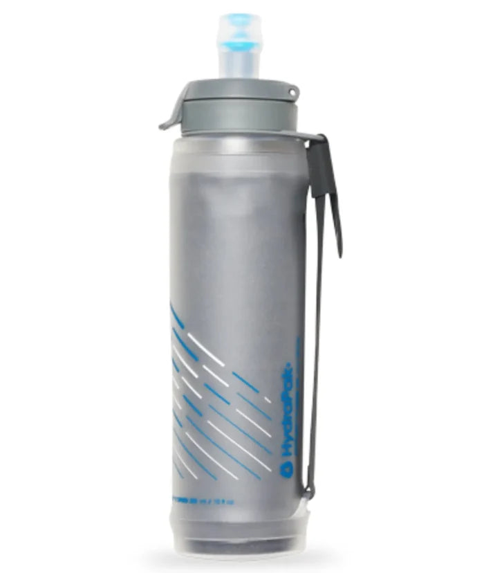 Soft material conforms to your hand and the precise fit means that you can run with a relaxed hand and still securely hold your water
