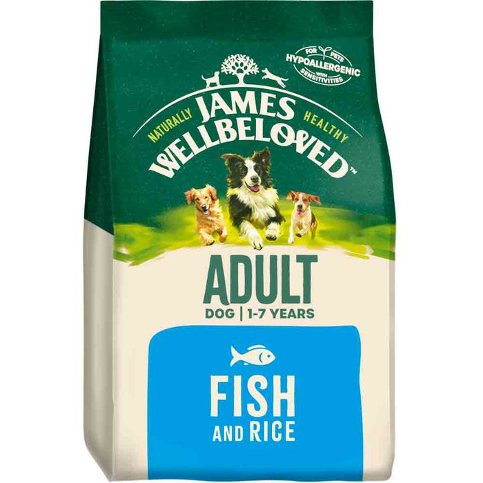 James Wellbeloved Adult Dog Food Fish & Rice 2kg