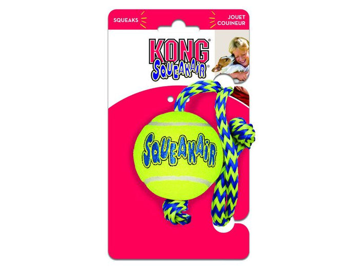 Kong Air Tennis Ball with a Rope