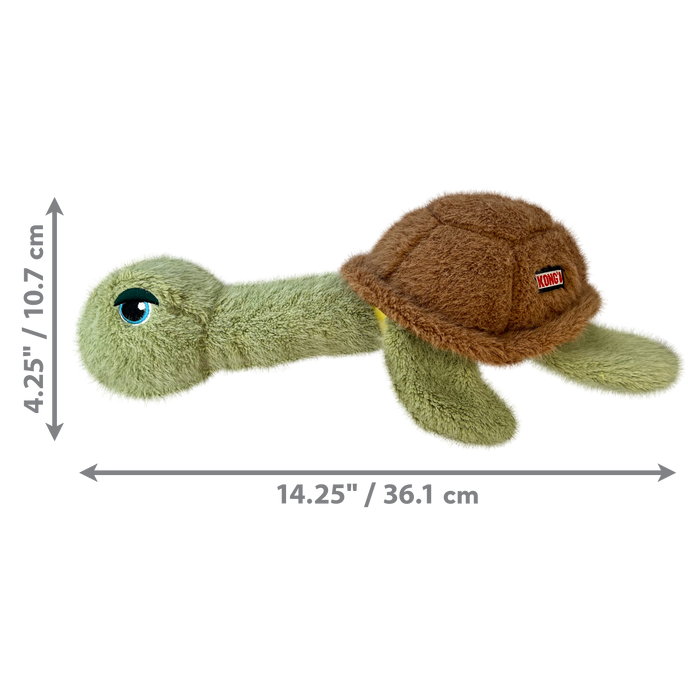 KONG Scruffs Turtle Dog Toy