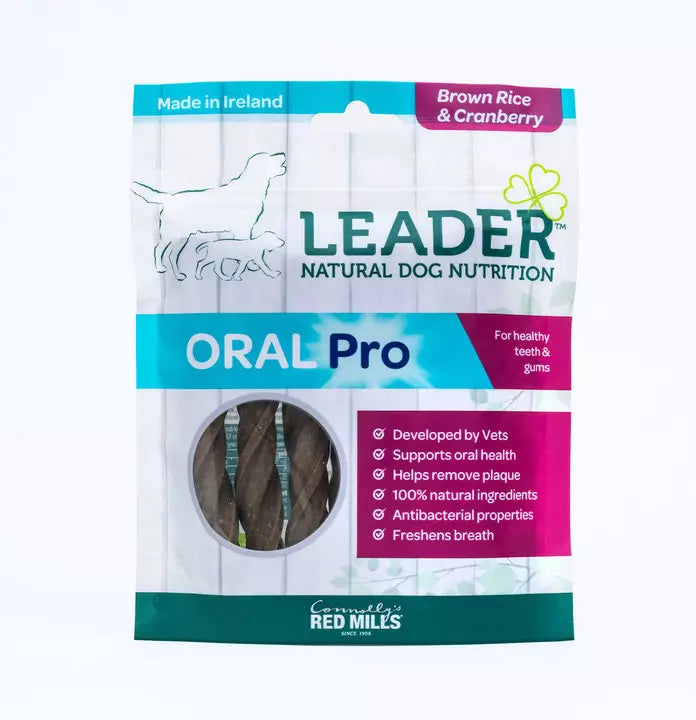 Leader Oral Pro Dental Sticks in Brown Rice & Cranberry Flavour 130g