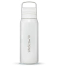 LifeStraw Go 2.0 - 700ml Stainless Steel Water Filter Bottle - White