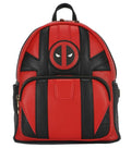 Marvel Deadpool Deluxe Mini Backpack - Red / Black