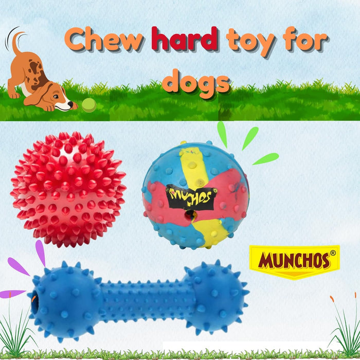 MUNCHOS Tough Chew Toys for Aggressive Dogs